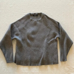 Caara women’s gray sweater soft stretchy‎ medium super cute